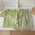 Children's thin short sleeved two-piece set