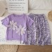 Children's thin short sleeved two-piece set
