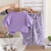 Children's thin short sleeved two-piece set