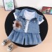 Cowboy short sleeved three piece summer outfit
