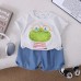 Children's Summer Baby Cartoon Short Sleeve Two Piece Set