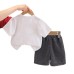 Children's casual short sleeved two-piece summer outfit