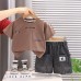 Children's casual short sleeved two-piece summer outfit