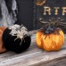Halloween Decoration Nordic Style Fake Spider Pumpkin Figurine Gift for Festival
