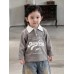 Color-block Printed Top Two-piece Outfit for Kids