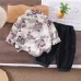 Children's long sleeved three piece clothing set Children's long sleeved three piece clothing set