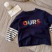 Children's Long Sleeve Striped Mock
