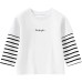 Children's Long Sleeve Striped Two-Piece