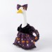 PorchGoose Halloween Costume Purple Velvet Printed Creative Outfit Set PorchGoose Halloween Costume Purple Velvet Printed Creative Outfit Set