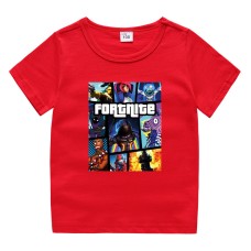 Fortnite Children's Summer Clothing Short Sleeves
