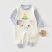 Cute Baby Cotton Long Sleeve Onesie for 0-15 Months