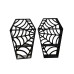 Gothic Style Coffin-Shaped Spider Web 3D Printed Jewelry Stand Decorative Ornament