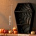Gothic Style Coffin-Shaped Spider Web 3D Printed Jewelry Stand Decorative Ornament