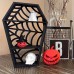 Gothic Style Coffin-Shaped Spider Web 3D Printed Jewelry Stand Decorative Ornament