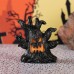 Halloween Decoration Resin Tree Spirit LED Light-Up Resin Ornament Creative Halloween Gift