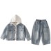 Cowboy long sleeved three piece baby autumn clothes Cowboy long sleeved three piece baby autumn clothes