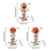 Meditation Yoga Pumpkin Head Skull Doll Decoration Halloween Horror Doll Scene Prop Horror Figurine