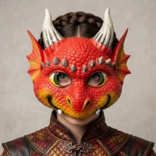 Halloween Dragon Mask Baby Dragon Mask PU Foam Animal Mask Cos Prop Carnival Mardi Gras Prop