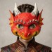 Halloween Dragon Mask Baby Dragon Mask PU Foam Animal Mask Cos Prop Carnival Mardi Gras Prop