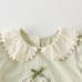Cute Cartoon Short Sleeve with Ruffled Peter Pan Collar Two-Piece Set for Baby Cute Cartoon Short Sleeve with Ruffled Peter Pan Collar Two-Piece Set for Baby