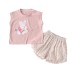 Children's Cartoon Printed Two-Piece Set