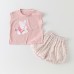 Children's Cartoon Printed Two-Piece Set