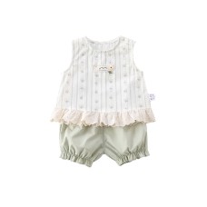 Cute Girls' Sleeveless Tank Top Set