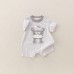 Children's Boys Infant Baby Cartoon Cute Short Sleeve