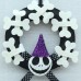 Halloween Pumpkin Skull Decoration Wreath Vine Ring Festival Hanging Ornament Decorative Props