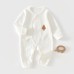 Long Sleeve Crawling Suit for Boys and Girls with Tie String Butterfly Design