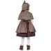 Lolita Style British Cosplay Costume Children's Detective Sherlock Holmes Outfit with Cape and Glasses