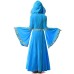 Halloween Pink and Blue Vampire Costume for Girls, Party Cosplay Performance