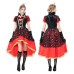 Queen of Hearts Costume Halloween Cosplay Poker Queen Tuxedo Outfit