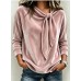 Solid color long sleeved bow top