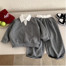 Girls' autumn two-piece sportswear set