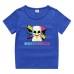 Cotton short sleeved round neck