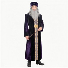 Halloween Purple Albus Dumbledore Cosplay Costume Halloween School Headmaster Cosplay Clothing Factory