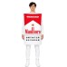 New Halloween Fun Performance Costume Cigarette Cosplay Outfit Classic Marlboro Funny Clothing Party Bar Wear New Halloween Fun Performance Costume Cigarette Cosplay Outfit Classic Marlboro Funny Clothing Party Bar Wear