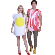 Couples Breakfast Food Set Cosplay Halloween Costume Couples Breakfast Food Set Cosplay Halloween Costume