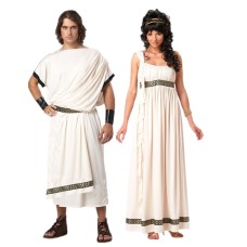 Cosplay Costume for Adults - Ancient Greek Goddess and Roman Mythology Couple Outfit, Medieval Greek Myth Character Playwear