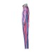 Halloween Costume Cos Bowie Cos Zig Starry Pink Blue Striped Outfit Stage Performance Costume