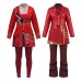 Red Queen Cosplay Costume from Descendants 5, Little Red Riding Hood Anime Cosplay Outfit, Punk Halloween Performance Costume