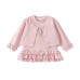 Infant Toddler Knitwear Two-Piece Style Girl's Versatile Cute Korean Cartoon Top