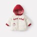 Color Block  Hooded  Cotton-Padded  Baby Clothing