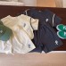 Children's set summer cotton short sleeved baby's clothing