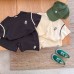 Children's set summer cotton short sleeved baby's clothing