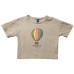 Cute hot air balloon print cotton short sleeves for boys and girls