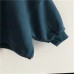 Casual letter hooded looped children's top