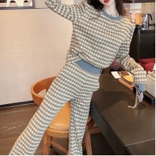 Chic Style Women's Two-Piece Set Spring and Autumn Fashion Outfit for Petite Women, Complete Matching Set, Trendy Casual Wear