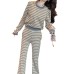 Chic Style Women's Two-Piece Set Spring and Autumn Fashion Outfit for Petite Women, Complete Matching Set, Trendy Casual Wear